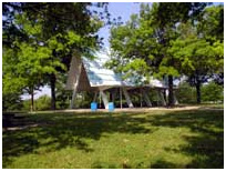 Shelter D in Wyandotte County Park.  Photo from the Wyandotte Co. website - click here for more.